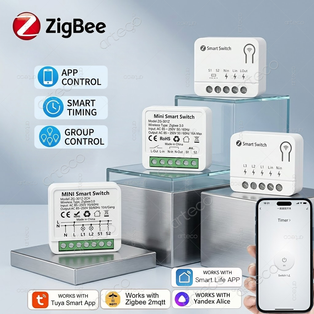 Home Automation Diy - Tuya Zigbee ミニ DIY スマート スイッチ