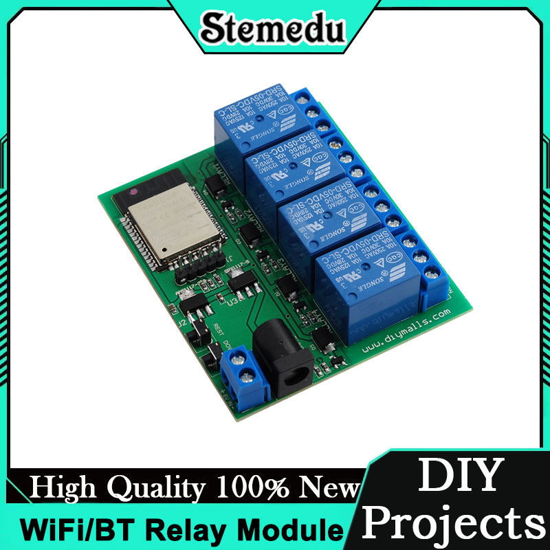 ESP32S 4チャンネルWiFi/Bluetoothリレー - Iot Diy Home Automation のレビューと価格