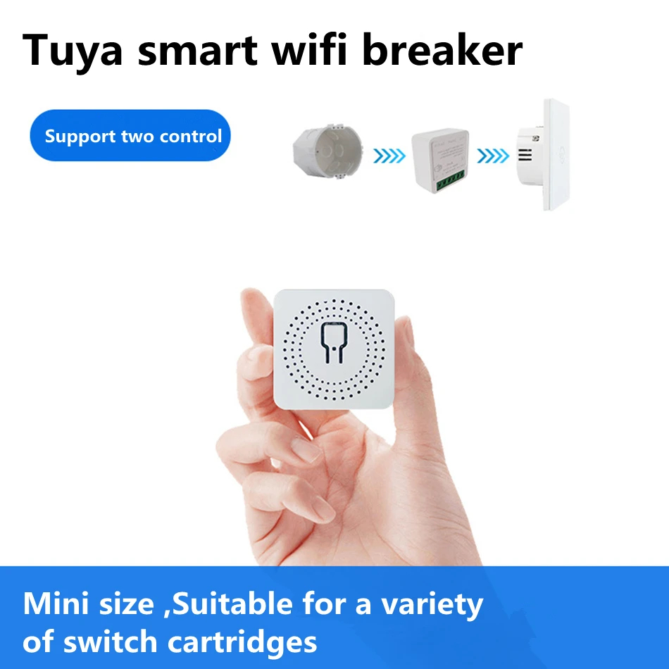 16A 双方向制御 DIY WiFi ミニスマートライトスイ - Home Automation Diy のレビューと価格