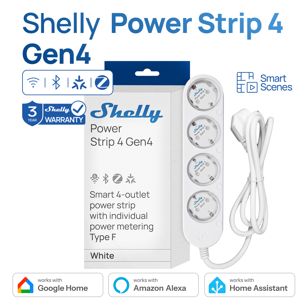 シェリー電源タップ 4 Gen4 スマートプラグ Zigbe - Shelly Relay Module のレビューと価格